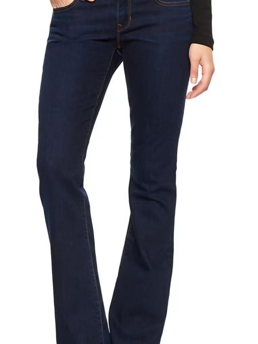 1969 Dark Blue Flare Jeans for Women - Mid-Rise Flared Leg